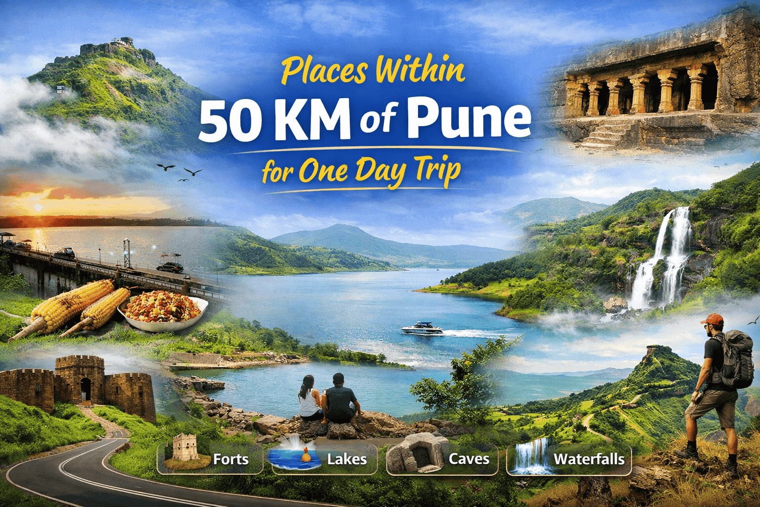 Places Within 50 KM of Pune for One Day Trip (Best One-Day Getaways Near Pune)
